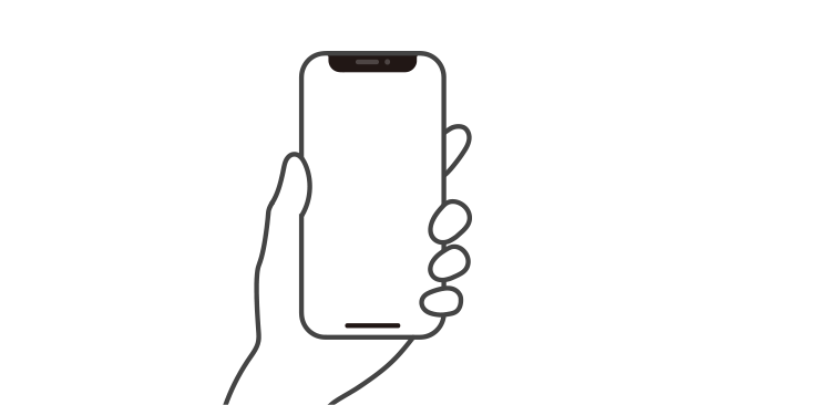 お手持ちのスマホで完結！